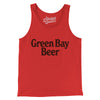 Green Bay Beer Men/Unisex Tank Top-Red-Allegiant Goods Co. Vintage Sports Apparel