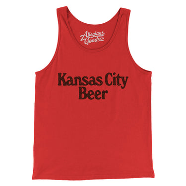 Kansas City Beer Men/Unisex Tank Top-Allegiant Goods Co. Vintage Sports Apparel