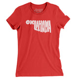 Oklahoma State Shape Text Women's T-Shirt-Allegiant Goods Co. Vintage Sports Apparel
