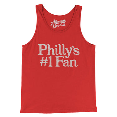Philly's Number 1 Fan Men/Unisex Tank Top-Allegiant Goods Co. Vintage Sports Apparel
