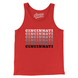 Cincinnati Repeat Men/Unisex Tank Top-Allegiant Goods Co. Vintage Sports Apparel