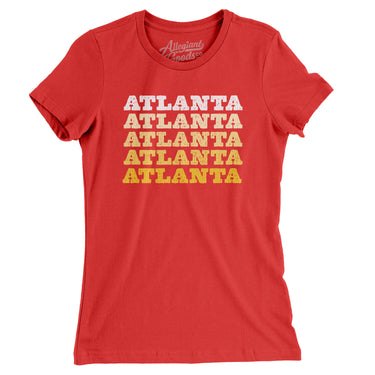 Atlanta Repeat Women's T-Shirt-Allegiant Goods Co. Vintage Sports Apparel