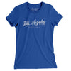 Los Angeles Overprint Women's T-Shirt-Royal-Allegiant Goods Co. Vintage Sports Apparel