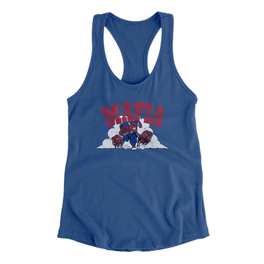 Buffalo Mafia Women's Racerback Tank-Allegiant Goods Co. Vintage Sports Apparel