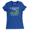 Fairmount Park Women's T-Shirt-Royal-Allegiant Goods Co. Vintage Sports Apparel