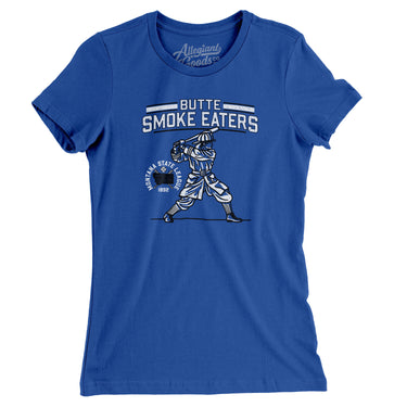 Butte Smoke Eaters Women's T-Shirt-Allegiant Goods Co. Vintage Sports Apparel