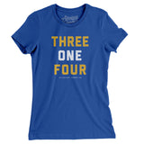 St Louis 314 Women's T-Shirt-Royal-Allegiant Goods Co. Vintage Sports Apparel