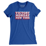 Victory Monday New York Women's T-Shirt-Allegiant Goods Co. Vintage Sports Apparel