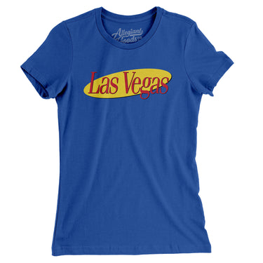 Las Vegas Seinfeld Women's T-Shirt-Allegiant Goods Co. Vintage Sports Apparel