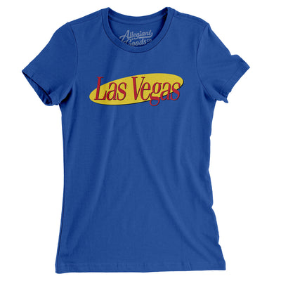 Las Vegas Seinfeld Women's T-Shirt-Royal-Allegiant Goods Co. Vintage Sports Apparel