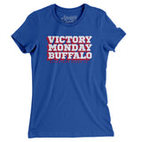 Victory Monday Buffalo Women's T-Shirt-Allegiant Goods Co. Vintage Sports Apparel