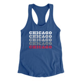 Chicago Repeat Women's Racerback Tank-Allegiant Goods Co. Vintage Sports Apparel