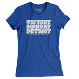 Victory Monday Detroit Women's T-Shirt-Allegiant Goods Co. Vintage Sports Apparel
