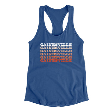 Gainesville Repeat Women's Racerback Tank-Allegiant Goods Co. Vintage Sports Apparel