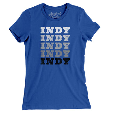 Indy Repeat Women's T-Shirt-Allegiant Goods Co. Vintage Sports Apparel
