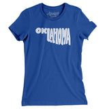 Oklahoma State Shape Text Women's T-Shirt-Allegiant Goods Co. Vintage Sports Apparel