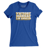 Victory Monday Los Angeles Women's T-Shirt-Allegiant Goods Co. Vintage Sports Apparel