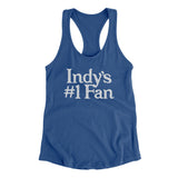 Indy's Number 1 Fan Women's Racerback Tank-Allegiant Goods Co. Vintage Sports Apparel