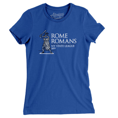 Rome Romans Women's T-Shirt-Royal-Allegiant Goods Co. Vintage Sports Apparel