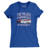 The Palace Of Auburn Hills Women's T-Shirt-Royal-Allegiant Goods Co. Vintage Sports Apparel