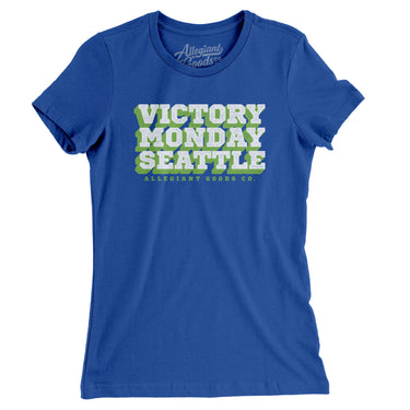 Victory Monday Seattle Women's T-Shirt-Allegiant Goods Co. Vintage Sports Apparel