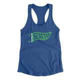 Seattle Pennant Women's Racerback Tank-Royal-Allegiant Goods Co. Vintage Sports Apparel