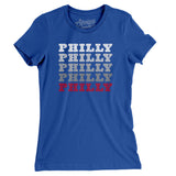 Philly Repeat Women's T-Shirt-Royal-Allegiant Goods Co. Vintage Sports Apparel