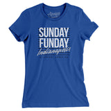 Sunday Funday Indianapolis Women's T-Shirt-Allegiant Goods Co. Vintage Sports Apparel
