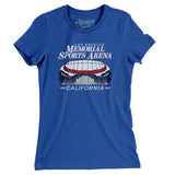 Los Angeles Memorial Sports Arena Women's T-Shirt-Allegiant Goods Co. Vintage Sports Apparel