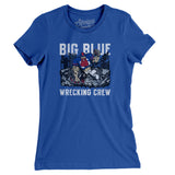 Big Blue Wrecking Crew Women's T-Shirt-Allegiant Goods Co. Vintage Sports Apparel