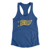 St Louis Pennant Women's Racerback Tank-Royal-Allegiant Goods Co. Vintage Sports Apparel