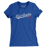 Los Angeles Vintage Script Women's T-Shirt-Allegiant Goods Co. Vintage Sports Apparel