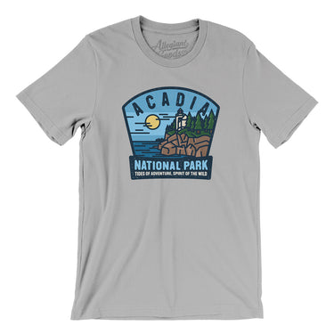 Acadia National Park Badge Men/Unisex T-Shirt-Allegiant Goods Co. Vintage Sports Apparel