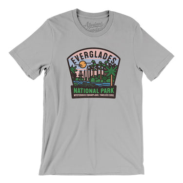 Everglades National Park Badge Men/Unisex T-Shirt-Silver-Allegiant Goods Co. Vintage Sports Apparel