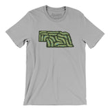 Nebraska Golf Course Men/Unisex T-Shirt-Silver-Allegiant Goods Co. Vintage Sports Apparel