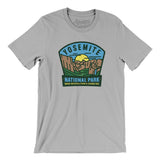 Yosemite National Park Badge Men/Unisex T-Shirt-Silver-Allegiant Goods Co. Vintage Sports Apparel