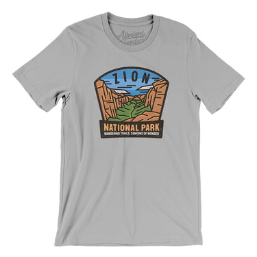 Zion National Park Badge Men/Unisex T-Shirt-Allegiant Goods Co. Vintage Sports Apparel