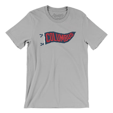 Columbus Pennant Men/Unisex T-Shirt-Allegiant Goods Co. Vintage Sports Apparel