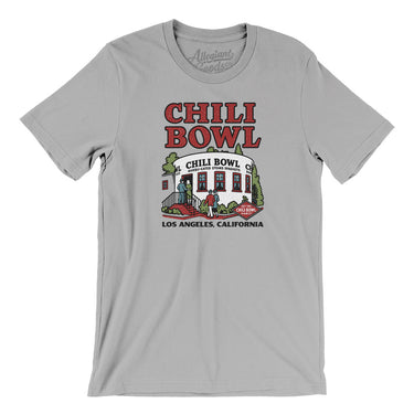 Chili Bowl Men/Unisex T-Shirt-Silver-Allegiant Goods Co. Vintage Sports Apparel