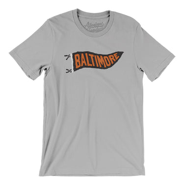 Baltimore Pennant Men/Unisex T-Shirt-Allegiant Goods Co. Vintage Sports Apparel