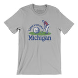 I Have A Tee Time In Michigan Men/Unisex T-Shirt-Silver-Allegiant Goods Co. Vintage Sports Apparel