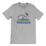 I Have A Tee Time In Washington Men/Unisex T-Shirt-Silver-Allegiant Goods Co. Vintage Sports Apparel