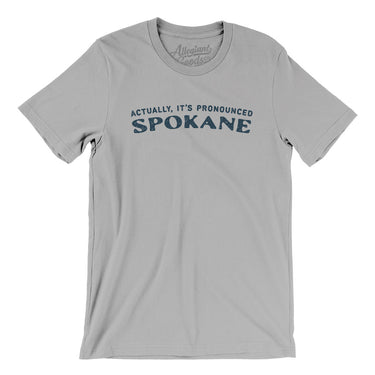 Actually It's Pronounced Spokane in Silver Color