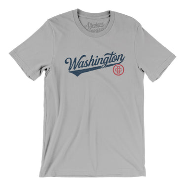 Washington Dc Vintage Script Men/Unisex T-Shirt-Allegiant Goods Co. Vintage Sports Apparel