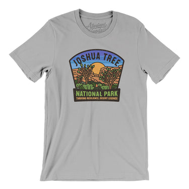 Joshua Tree National Park Badge Men/Unisex T-Shirt-Silver-Allegiant Goods Co. Vintage Sports Apparel