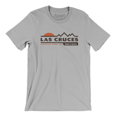 Las Cruces Mountain Sunset Men/Unisex T-Shirt-Silver-Allegiant Goods Co. Vintage Sports Apparel