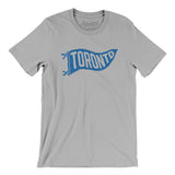 Toronto Pennant Men/Unisex T-Shirt-Silver-Allegiant Goods Co. Vintage Sports Apparel