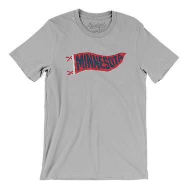 Minnesota Pennant Men/Unisex T-Shirt-Allegiant Goods Co. Vintage Sports Apparel
