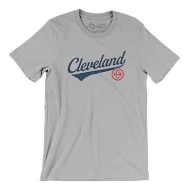 Cleveland Vintage Script Men/Unisex T-Shirt-Allegiant Goods Co. Vintage Sports Apparel