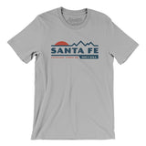 Santa Fe Mountain Sunset Men/Unisex T-Shirt-Silver-Allegiant Goods Co. Vintage Sports Apparel